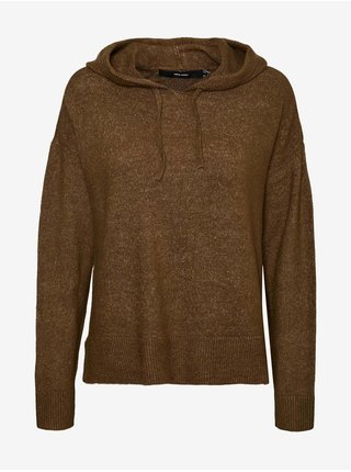 Khaki svetr s kapucí VERO MODA Lefile
