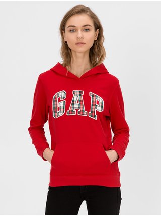 Červená dámska mikina GAP Logo