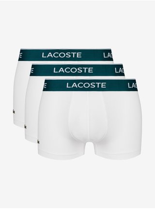 Boxerky pre mužov Lacoste - biela
