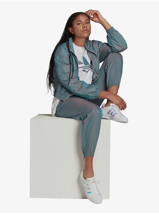 Bundy a mikiny pre ženy adidas Originals - modrá