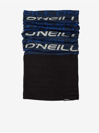 Čierno-modrý pánsky vzorovaný nákrčník O'Neill Banner Neckwarmer