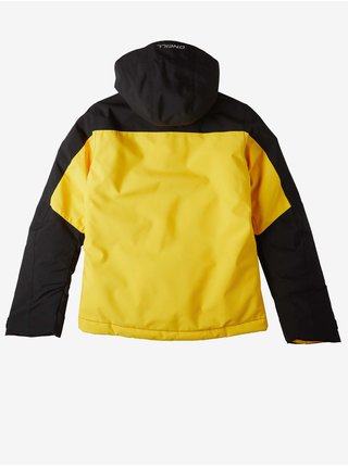 Černo-žlutá dětská zimní bunda s kapucí O'Neill Hammer Jr Jacket