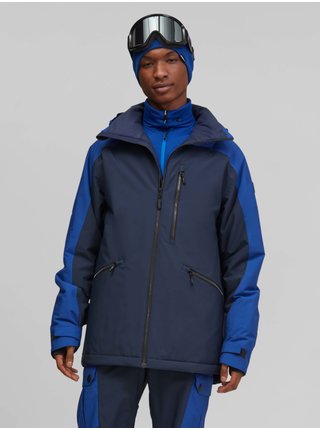 Tmavě modrá pánská sportovní zimní bunda s kapucí O'Neill Diabase Jacket