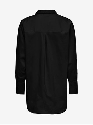 Čierna dlhá košeľa Jacqueline de Yong Mio