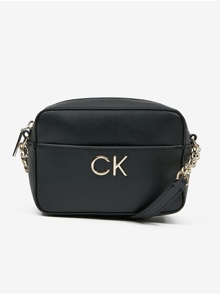 Čierna dámska malá crossbody kabelka Calvin Klein