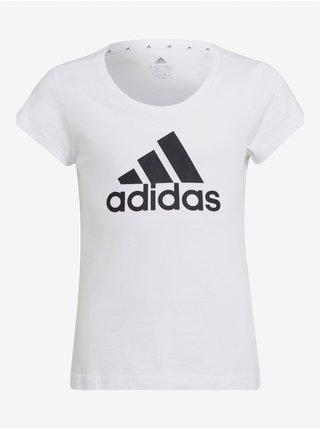 Biele dievčenské tričko adidas Performance