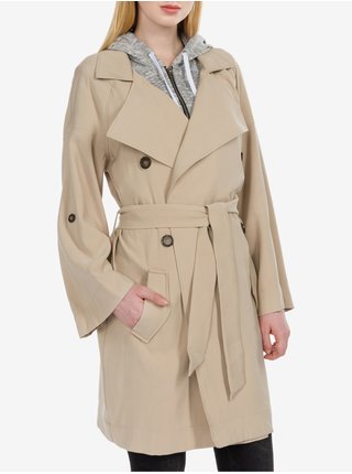 Kabáty pre ženy Guess - béžová