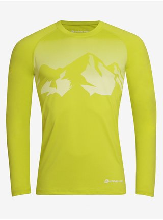 Zelené pánské vzorované sportovní tričko Alpine Pro TAR 3 
