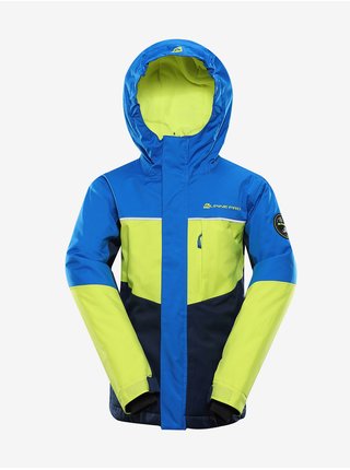 Zeleno-modrá dětská lyžařská bunda s membránou ptx ALPINE PRO SARDARO 4