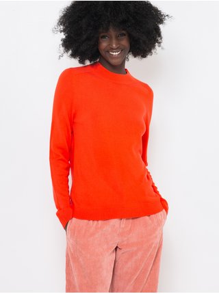 Neonovo oranžový sveter CAMAIEU