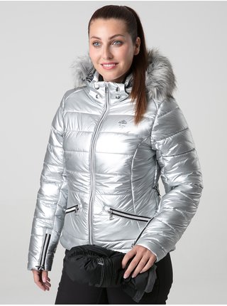 Dámská lyžařská bunda ve stříbrné barvě LOAP Okarafa
