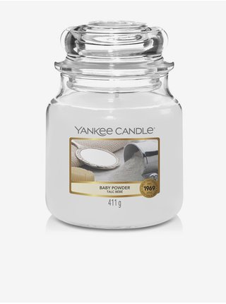 Vonná sviečka Yankee Candle Baby Powder (Classic stredná)