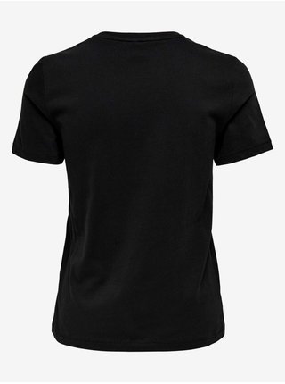 Čierne dámske vzorované tričko ONLY Zenia