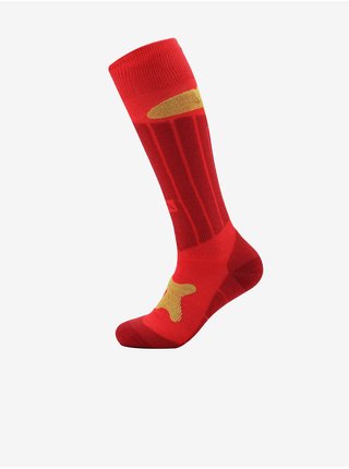 Červené unisex ponožky ALPINE PRO BEROG