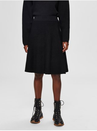 Černá sukně Selected Femme Cali