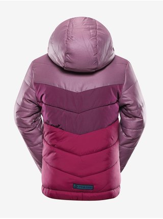 Růžová dětská zimní prošívaná bunda Alpine Pro MERIKO 2 
