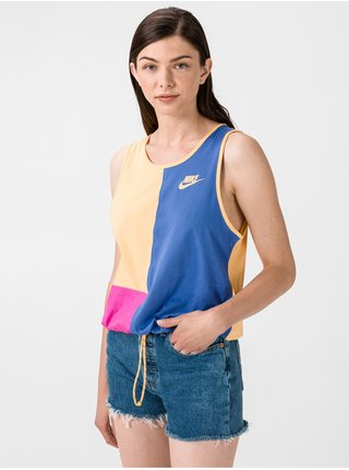 Tielka pre ženy Nike - modrá, žltá