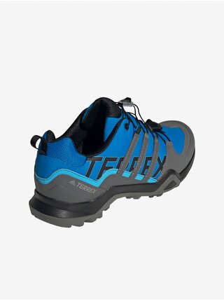 Šedo-modré pánské outdoorové boty adidas Performance Terrex Swift R2