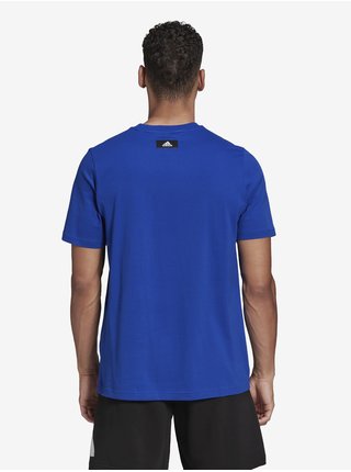 Modré pánské tričko adidas Performance