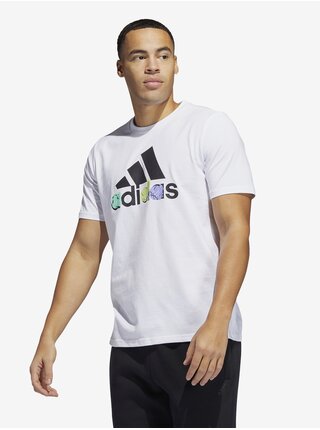 Bílé pánské tričko adidas Performance