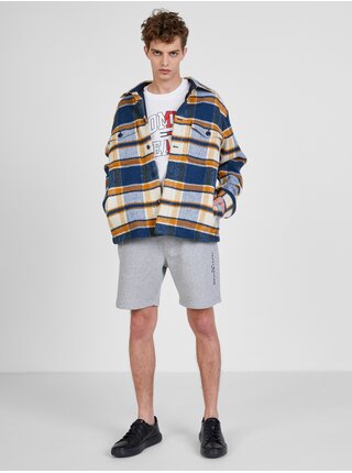 Světle šedé pánské teplákové kraťasy Tommy Hilfiger