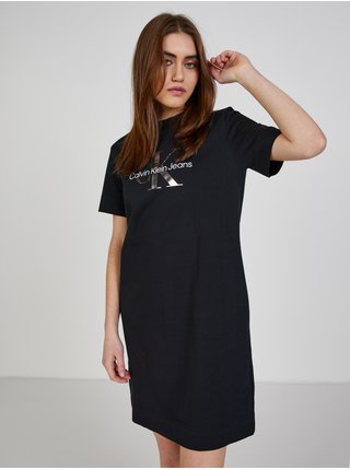 Voľnočasové šaty pre ženy Calvin Klein - čierna