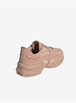 Starorůžové dámské kožené tenisky adidas Originals Zentic