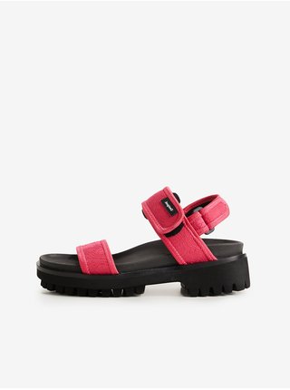 Růžové dámské sandály Desigual Track Sandal 