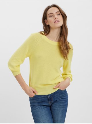 Žltý sveter VERO MODA New Lex