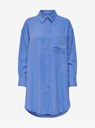 Modrá dámská dlouhá košile ONLY Corin-Aris