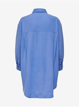Modrá dámska dlhá košeľa ONLY Corin-Aris