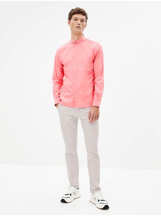 Růžová pánská košile Celio Napinpoint 