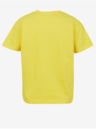 Žlté dámske tričko s potlačou Superdry Sportstyle Graphic Boxy Tee