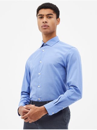 Modrá pánská formální košile Celio Satachepas