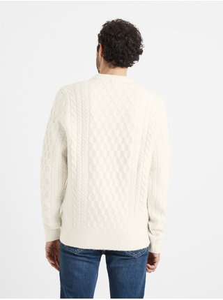 Bílý pánský pletený svetr Celio Veceltic 