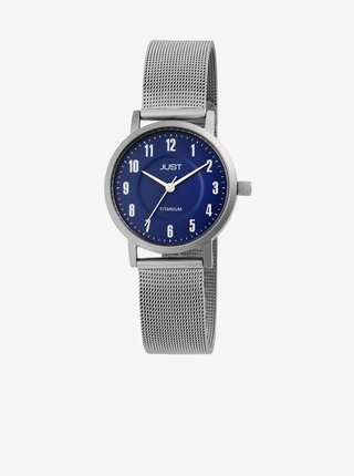 Dámské hodinky s nerezovým páskem ve stříbrné barvě Just  
