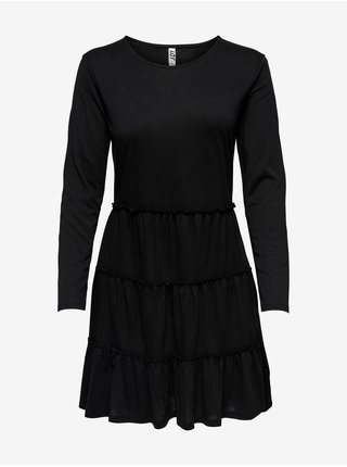 Černé krátké šaty Jacqueline de Yong Frosty