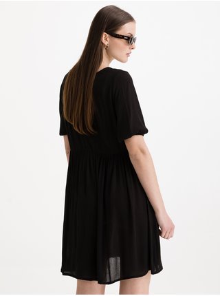 Košeľové šaty pre ženy ICHI - čierna