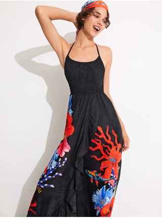 Letné a plážové šaty pre ženy Desigual - čierna