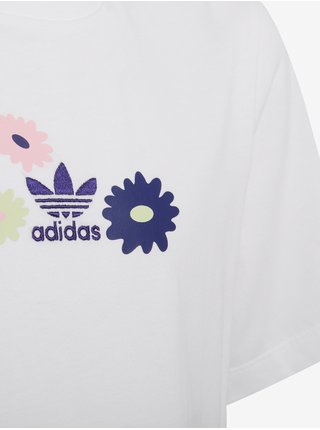 Bílé holčičí tričko adidas Originals