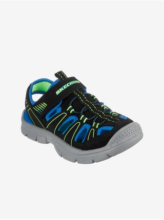 Modro-černé klučičí sandály Skechers