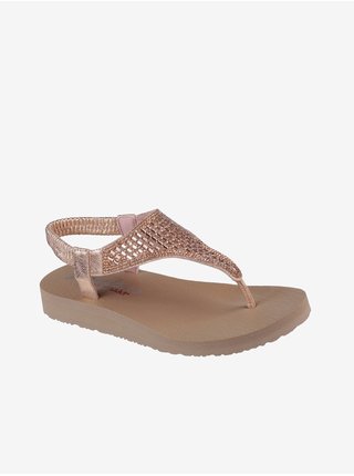 Béžové dámske sandále Skechers