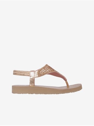 Béžové dámske sandále Skechers