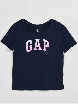Tmavě modré holčičí tričko logo GAP