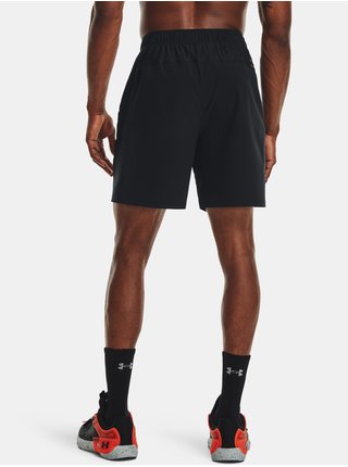 Kraťasy Under Armour UA Knit Woven Hybrid Shorts - černá