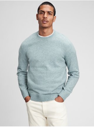 Svetlomodrý pánsky pletený sveter GAP