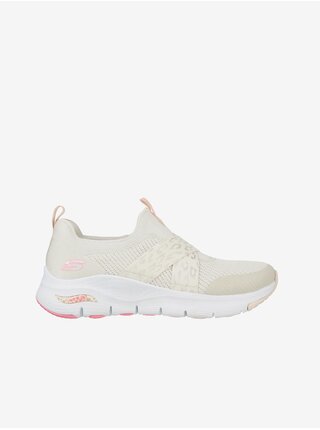 Krémové dámské tenisky Skechers