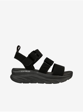 Černé dámské sandály na platformě Skechers