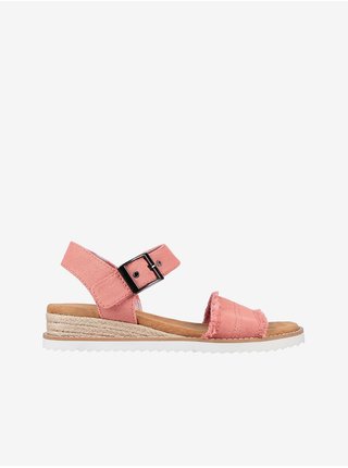Růžové dámské sandály Skechers
