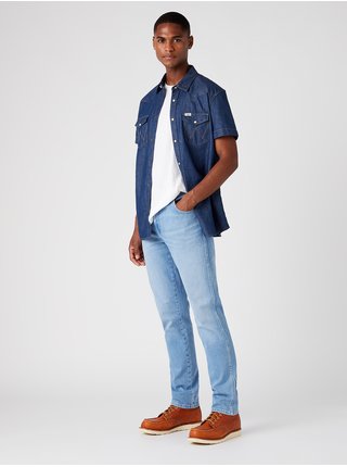 Tmavě modrá pánská džínová košile Wrangler